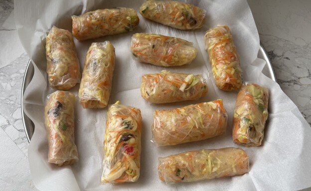 נאמס צמחוני. לפני הטיגון