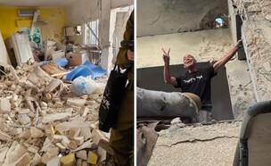 הרופא שביתו נפגע (צילום: רועי שחר)