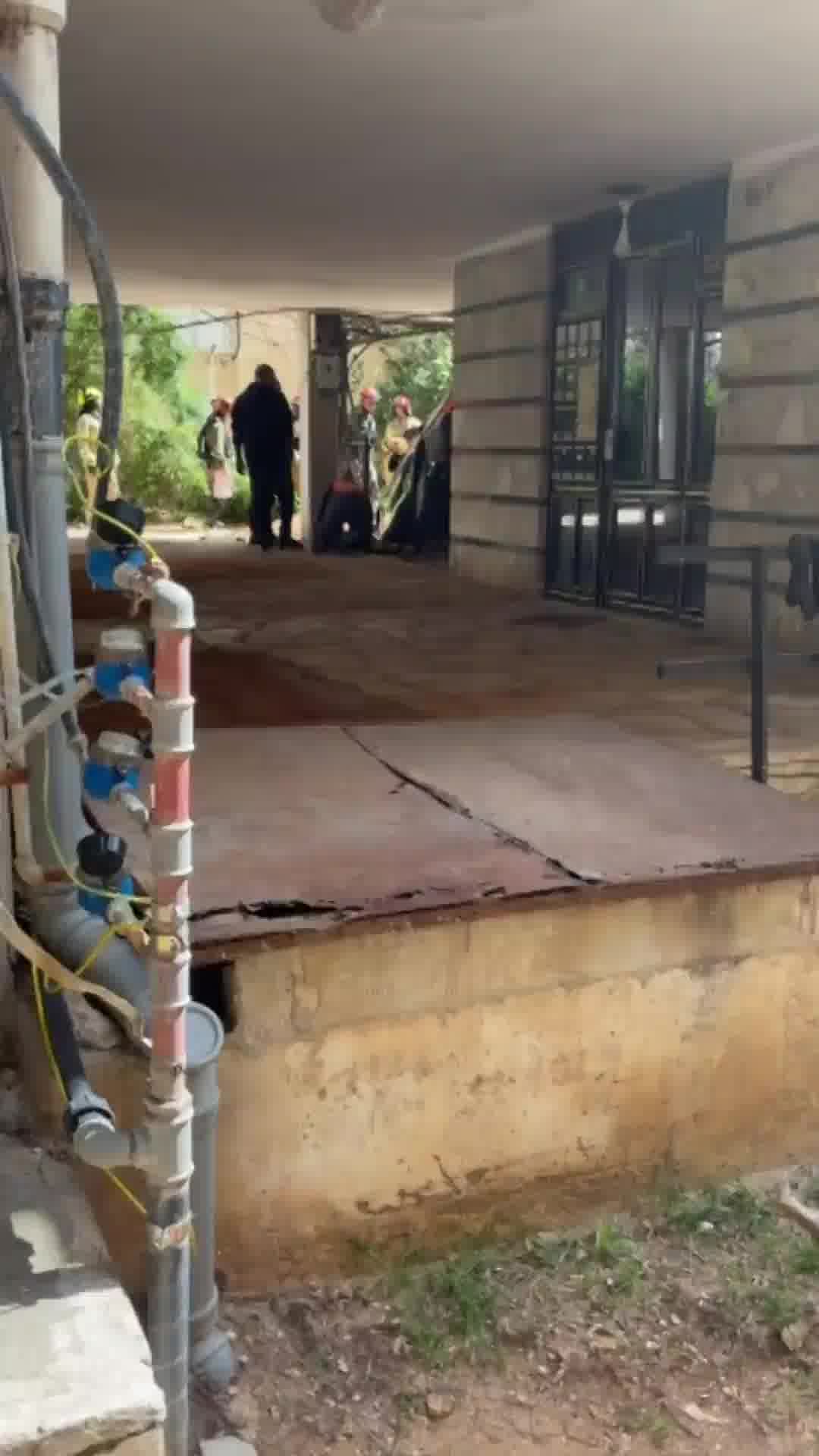 "תראו מה קרה לאוטו": תיעוד נוסף של זירת הנפילה במרכז