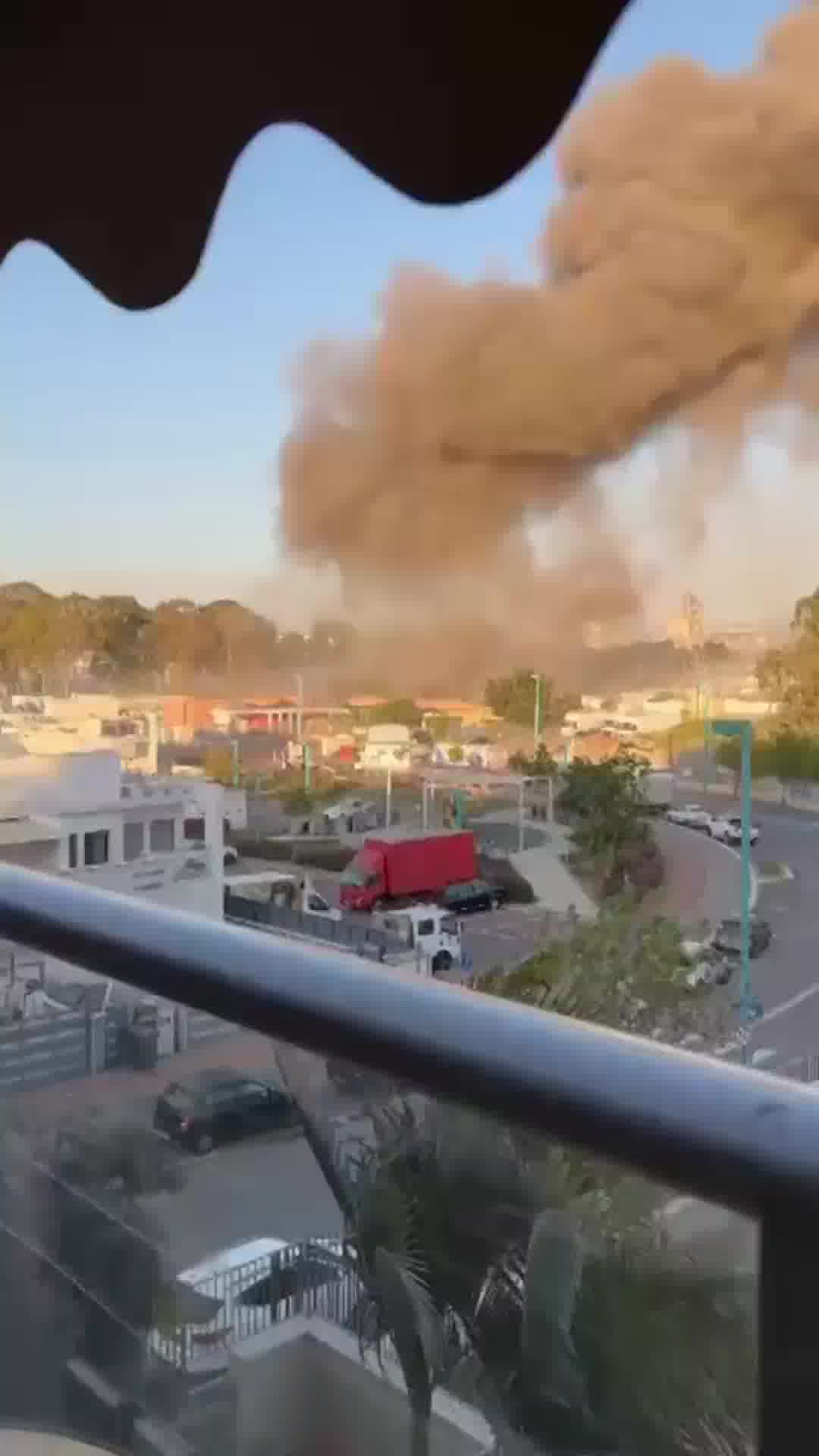 שני פצועים קל במטח מלבנון: תיעוד מזירת נפילה במרכז