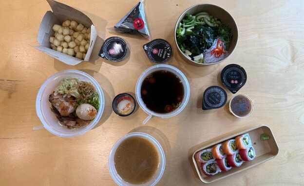 ארוחה יפנית קלה ב-300 שקל לזוג