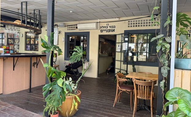 הבר שמתחיל לפעול בערב. שושנה פרדס חנה