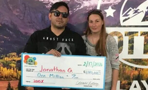 ג׳ונתן, ההומלס לשעבר שזכה במיליון דולר (צילום: Colorado Lottery, instagram)