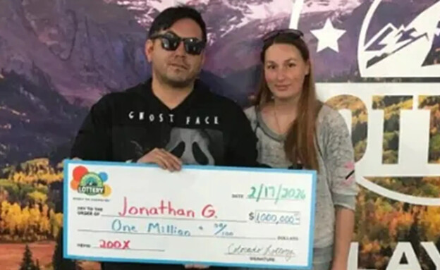 ג׳ונתן, ההומלס לשעבר שזכה במיליון דולר (צילום: Colorado Lottery, instagram)