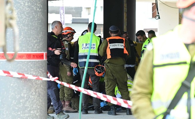 זירת נפילת הרסיס ביהוד