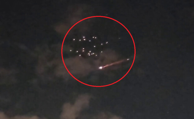 יירוט טיל מתפזר בשמי הארץ 