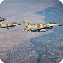 הטייסים במבצע "שאגת הארי" (צילום: דובר צה"ל)