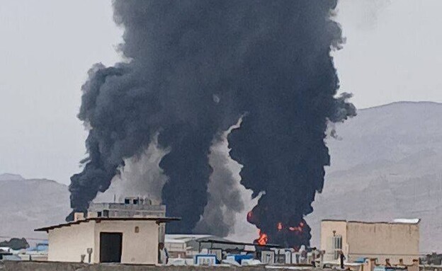 תיעוד מתקיפות במאגרי הדלק בנמלי התעופה ברחבי איראן תיעוד מתקיפות במאגרי הדלק בנמלי התעופה ברחבי איראן