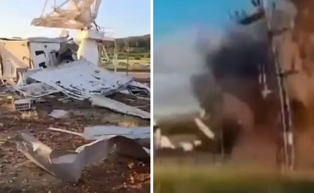 תחנת הלויינים (צילום: דובר צה"ל)