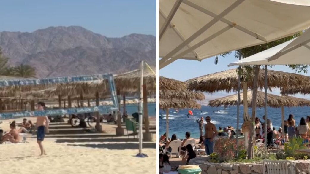 החופים באילת מלאים