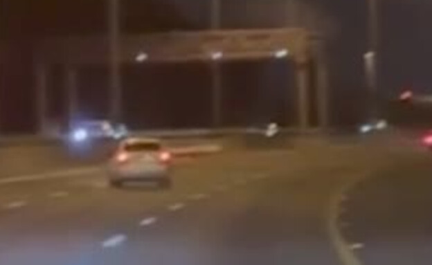 נוסע במהירות ומזגזג בין נתיבים: רכב משתולל על כביש 6