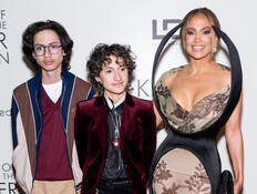 ג'ניפר לופז והתאומים אמה ומקס