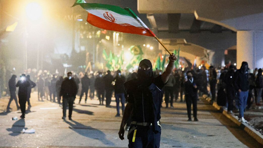 אנשי המיליציות הפרו-איראניות לאחר חיסול ח'אמנאי