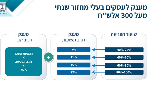 עקרונות מתווה הפיצויים לעסקים שאגת הארי
