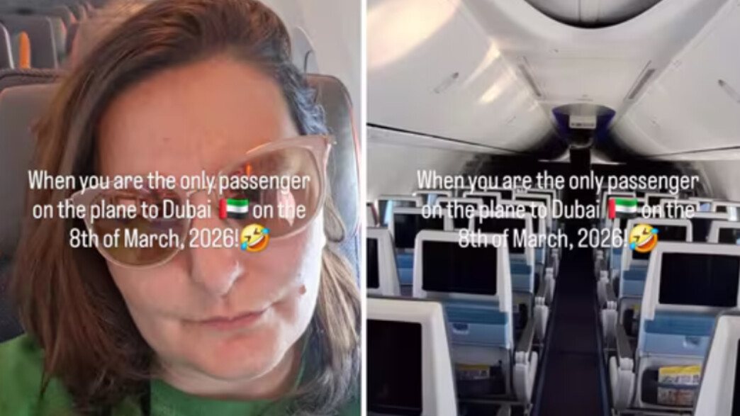 טסה לבד לדובאי