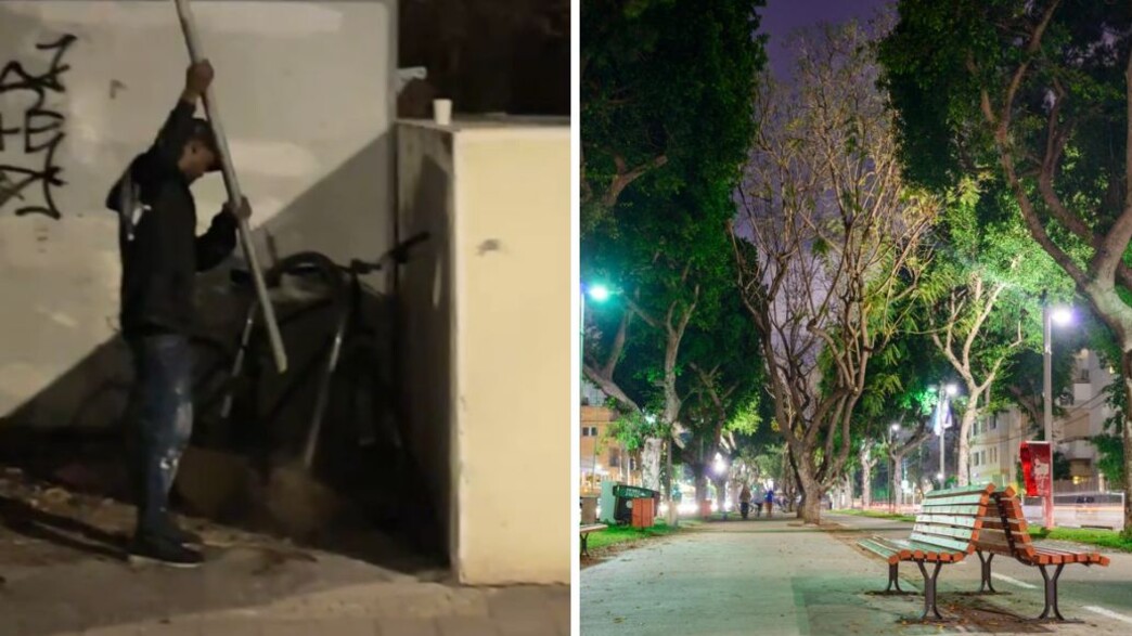 גנב אופניים עקר עמוד חנייה