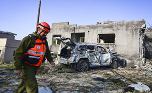 זירת הנפילה בזרזיר (צילום: מיכאל גלעדי, פלאש 90)