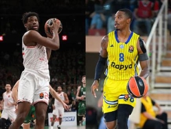 (Photo by Alius Koroliovas/Euroleague Basketball), (Photo by Frede (צילום: ספורט 5)