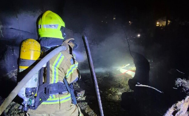 זירת הפגיעה בזרזיר