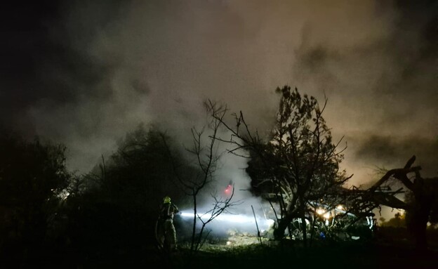 זירת הפגיעה בזרזיר