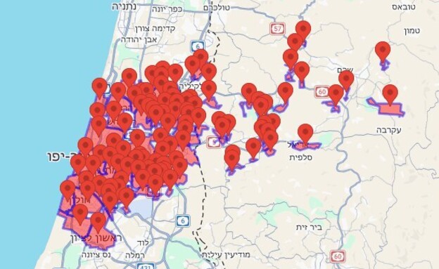 אזעקות במרכז וביו"ש