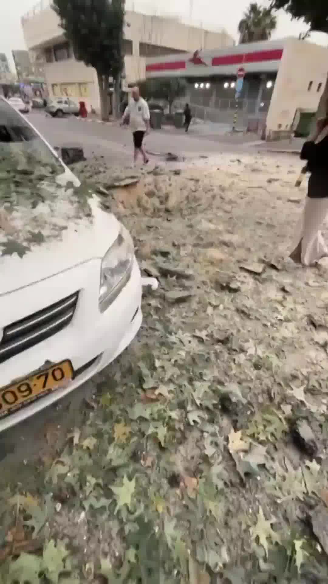 תיעוד מהנפילה בשפלה