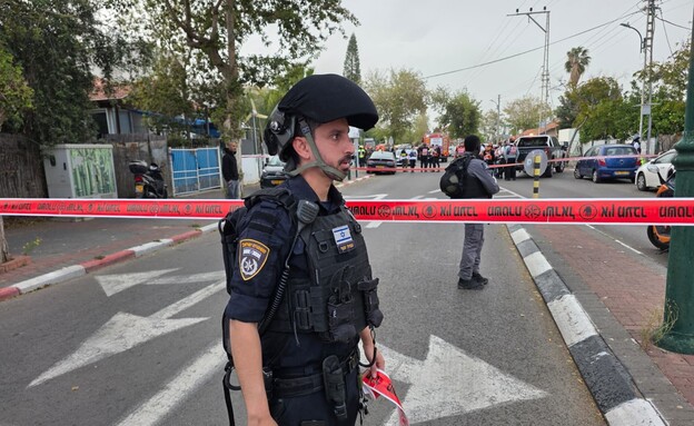 הזירה בעיר בשפלה בעקבות הירי מאיראן