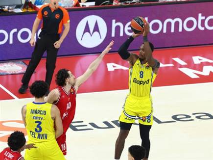 לוני ווקר. פני הערב של מכבי תל אביב (GETTY) (צילום: ספורט 5)