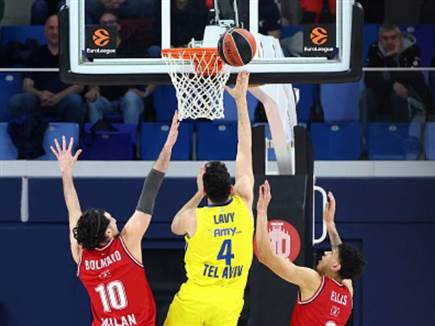 גור לביא. שיא קריירה שלו ביורוליג לא הספיק (GETTY)