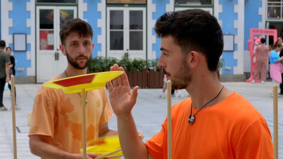 עמרי רוזנבליט, איתי רוזנבליט (צילום: מתוך "המירוץ למיליון", קשת 12)