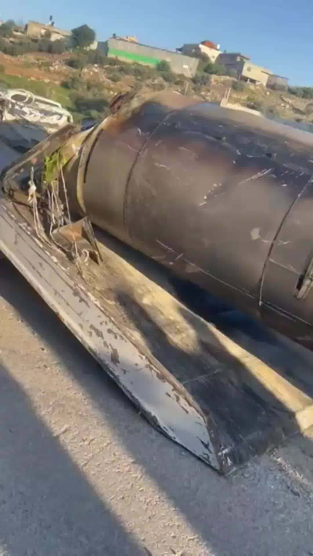 חלקי טיל איראני נחתו היום בג'נין