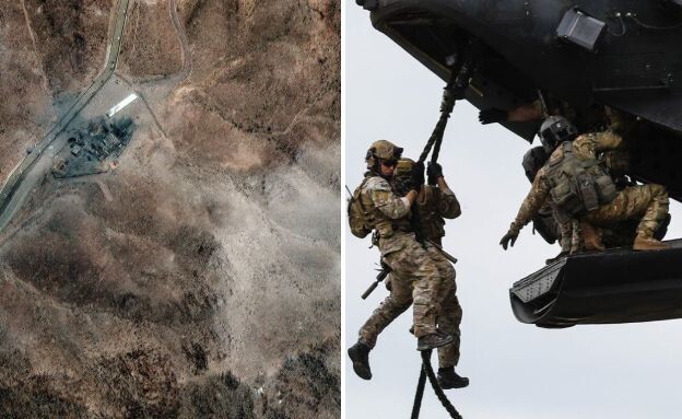 הכוחות המיוחדים ומתקני הגרעין (צילום: MAXAR | USASOAC)