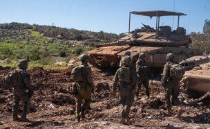 כוחות צה"ל בגבול לבנון במבצע נגד חיזבאללה במקביל לתקיפות באיראן (צילום: דובר צה"ל)
