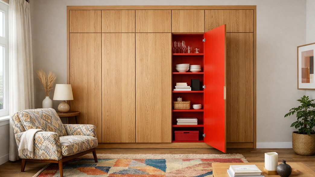 ארון צבוע בתוכו