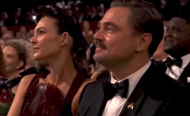 לאונרדו דיקפריו ובת הזוג ויטוריה צ'רטי, אוסקר 2026 לאונרדו דיקפריו ובת הזוג ויטוריה צ'רטי, אוסקר 2026