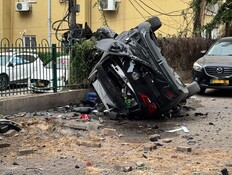 הרס כבד למבנה, בת 30 ששהתה בממ"ד נפצעה קל