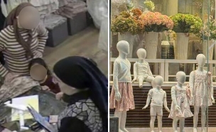 הביקור של משמרות הצניעות והחנות של נועה לבייב (צילום: נועה לבייב)