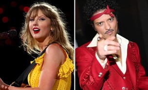 טיילור סוויפט וברונו מארס (צילום: Matt Winkelmeyer/Getty Images | TAS Rights Management)