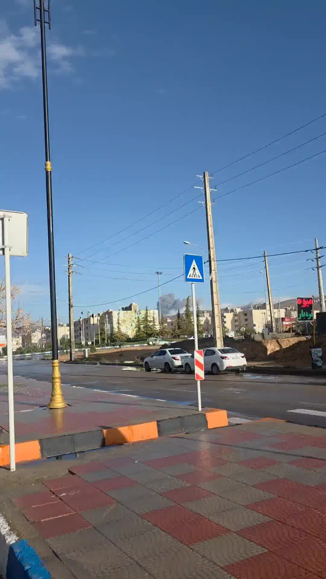 הותקף אתר בשיראז שהכיל חומרי נפץ