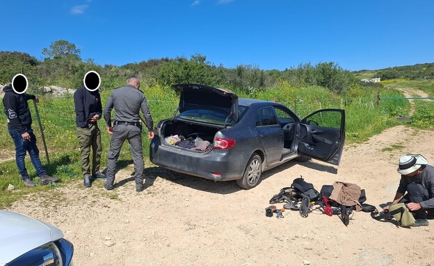 שודדי עתיקות נתפסו על חם בבור בזמן השיגורים