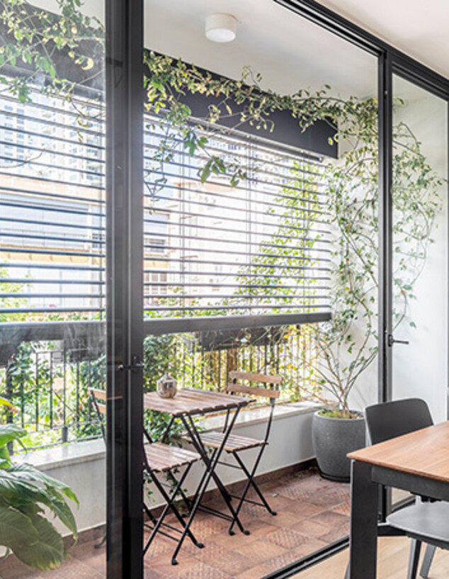 מרפסת עמידה עיצוב אדריכלית שירה אפק 