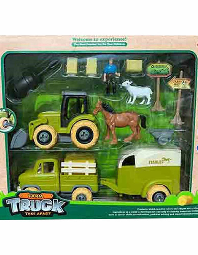 משחקים לפסח 2026 ערכת טרקטור בכפר + אביזרים