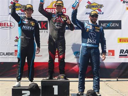 הצליח לטפס עד למקום השלישי (צילום: Chris Clark) (צילום: ספורט 5)