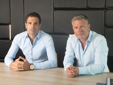 מימין ירון אדיב משמאל כידן דהרי