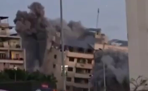 קריסת בניין בביירות