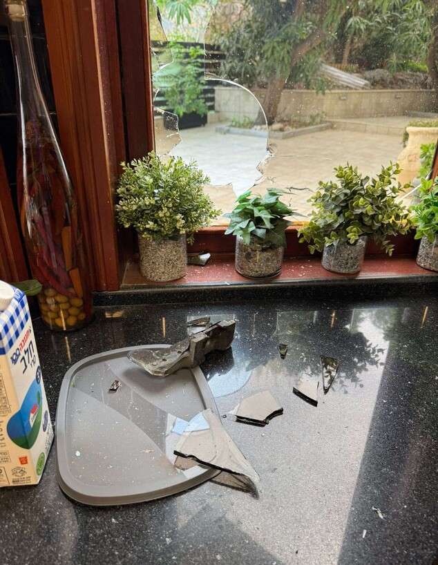 נזק בבית פרטי באורנית