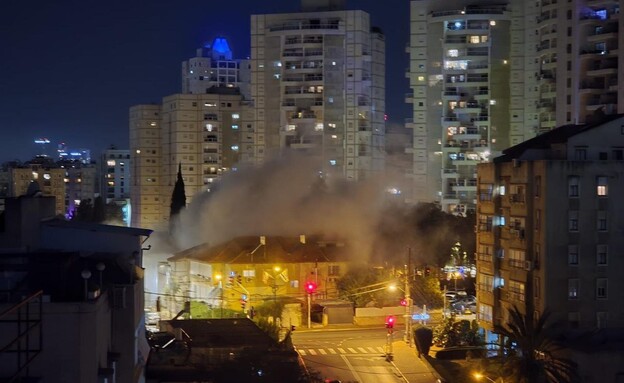 תיעוד מהירי מאיראן לעבר ישראל