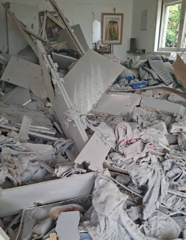 זירת נפילה ברמת גן