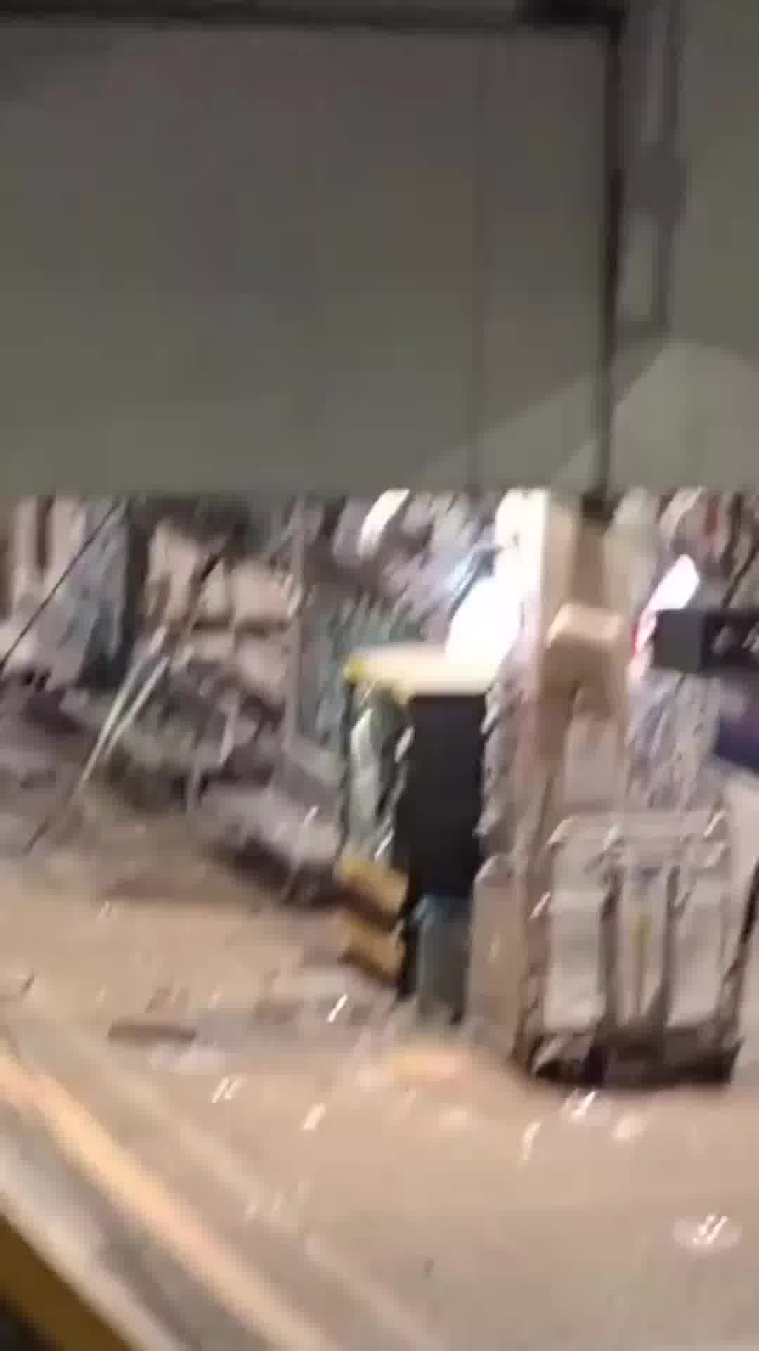 ההרס הרב בתחנת הרכבת בגוש דן מפגיעת הטיל האיראני | מתפרסם באישור הצנזורה 