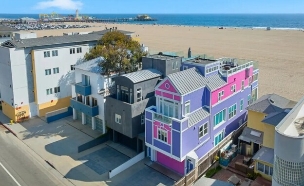 בית הבארבי ובית באטמן בסנטה מוניקה (צילום: Marcelo Lagos Photography for Sotheby’s International Realty
)